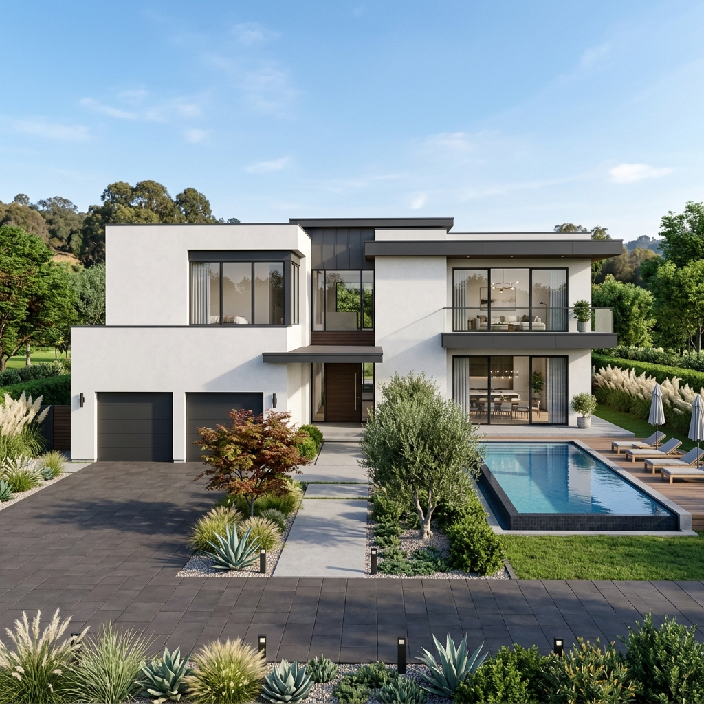 Contemporary Double-Story Home